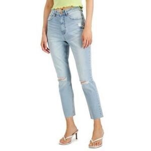 Vanilla‎ Star Juniors' Ripped Raw-Hem Jeans - Sulley Size 7